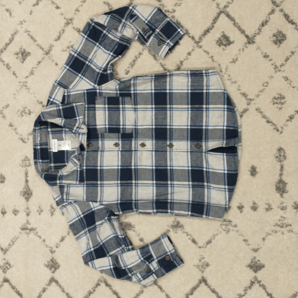 Carter's Boys Flannel Plaid Button-down Shirt